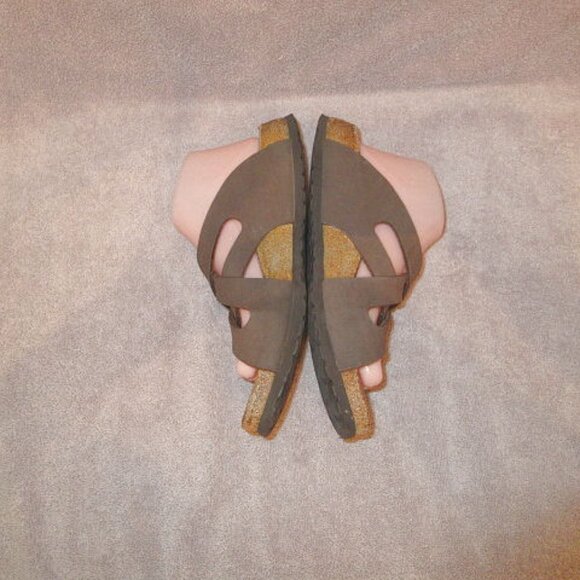 Birkenstock Birkis Florida Sandals Size 9 Cork Leather Comfort Slip On Slide - Picture 9 of 13